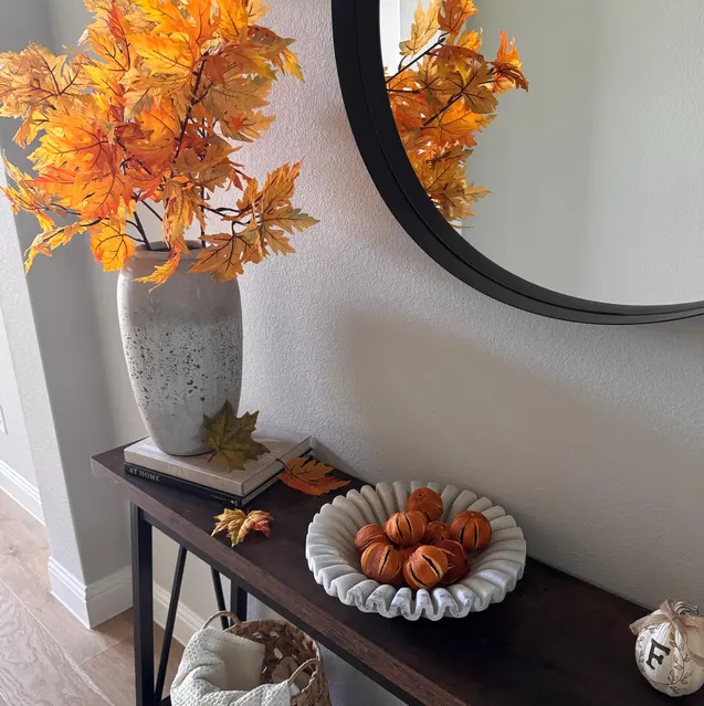 Shop hand-preserved Whole Slit Dried Orange Pomanders from Fruitbat Floral. Each citrus botanical is slowly dehydrated in our Phoenix studio for a permanent, aromatic accent. Perfect for wabi-sabi decor, vase fillers, or seasonal garlands.